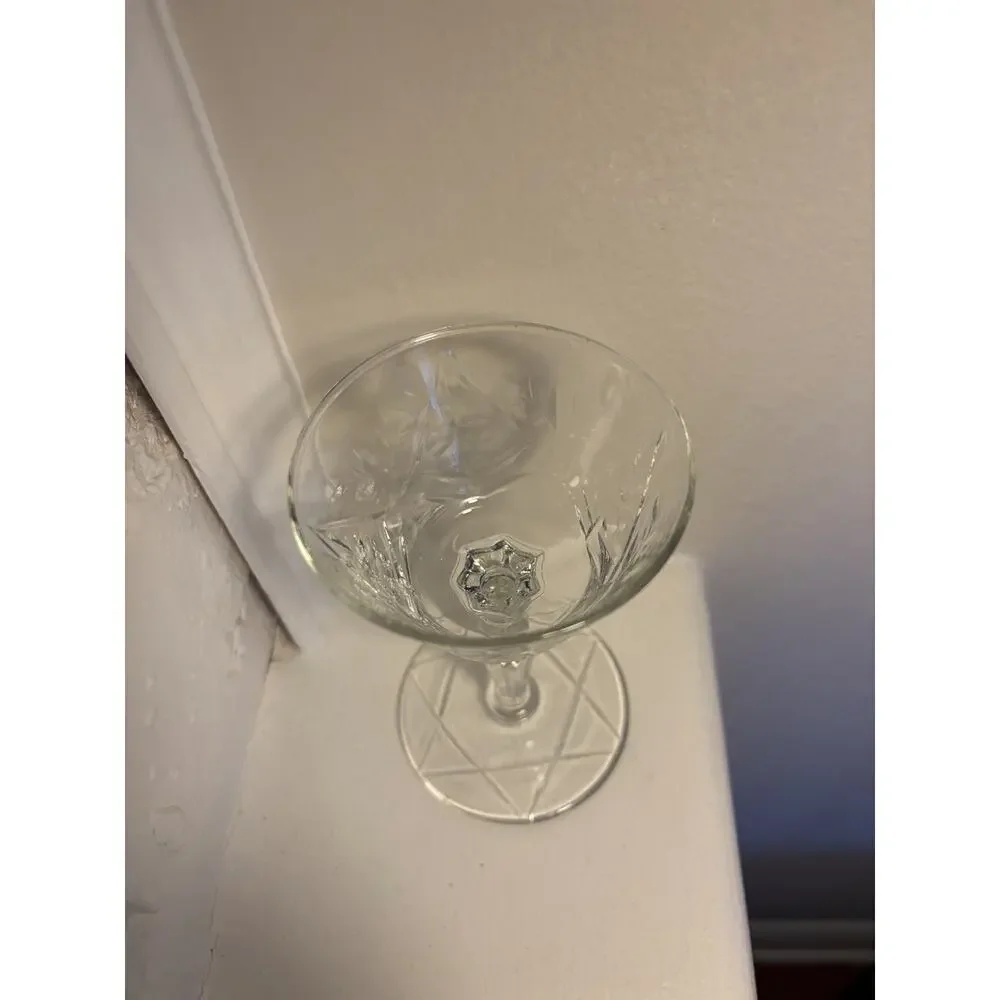 Libbey Rock Sharpe #3006-7 Champagne Sherbet(s) Vintage